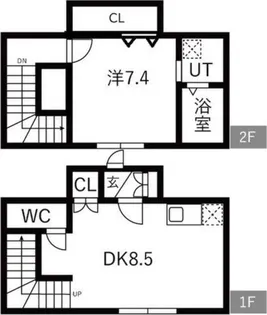 ハイムハイライトⅡ【1階】の間取り