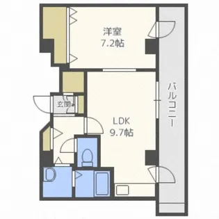 エスパス元町【302号室】の間取り