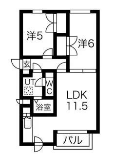 ファーストプレイス【2階】の間取り