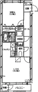クリスタルリバー七番館【305号室】の間取り