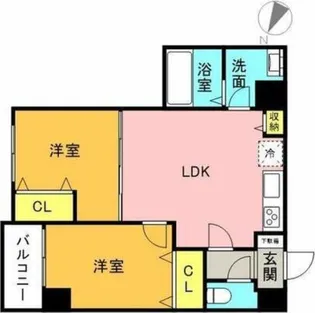 Sugar Ray【212号室】の間取り