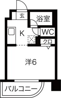 ヒューマンプラザ北大前【4階】の間取り