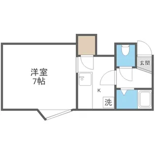 RaRa北28条【205号室】の間取り