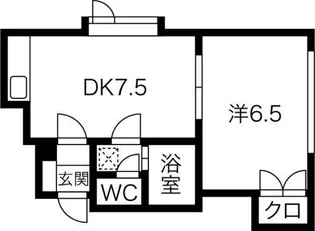 シェーンブルン北26条【104号室】の間取り