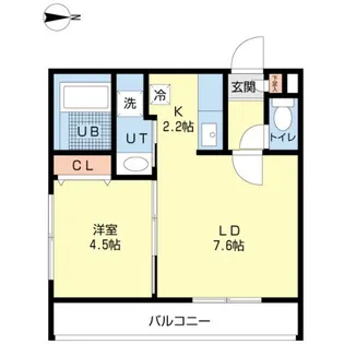 Saqras(サクラス)【3階】の間取り