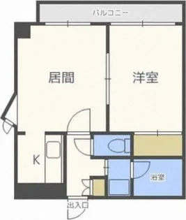 トラストコート17【803号室】の間取り