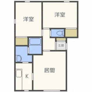 ディアコート【101号室】の間取り