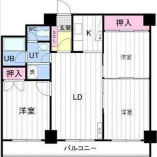 ファッションコーポラス【4階】の間取り