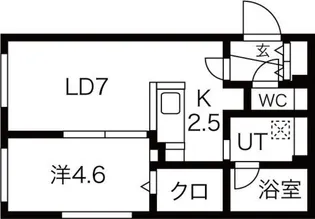 New world Ⅱ(ニューワールド2)【2階】の間取り