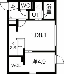 LEVANTE VIII(レヴァンテエイト)【3階】の間取り