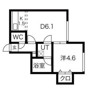 シャルル・ド・アベニュー【3階】の間取り