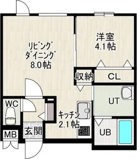 Land Sakaemachi【2階】の間取り