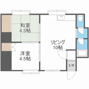 ホープパーク【105号室】の間取り