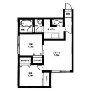 フェリーチェN36【2階】の間取り