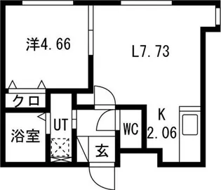 K's Cowa N20【4階】の間取り