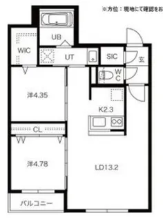 Gato assorti(ガトーアソルティ)【4階】の間取り