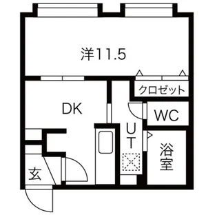 Mtria西麻生【4階】の間取り