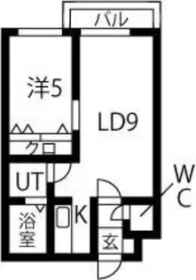 モンターニュレーヴ【4階】の間取り