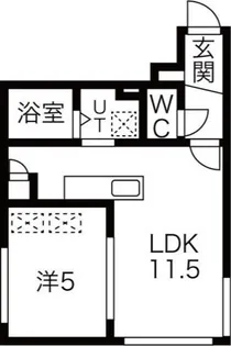 THE RESIDENCE【3階】の間取り