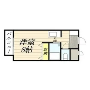 メゾン・ド・ムートン【208号室】の間取り