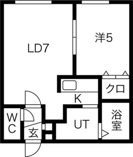 ラシード北大前【303号室】の間取り