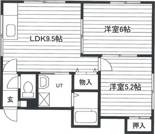ハイツ若草【3階】の間取り