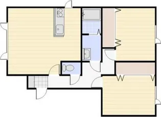 アーティスト45【105号室】の間取り