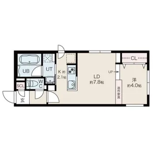 Sheraton札幌元町【5階】の間取り