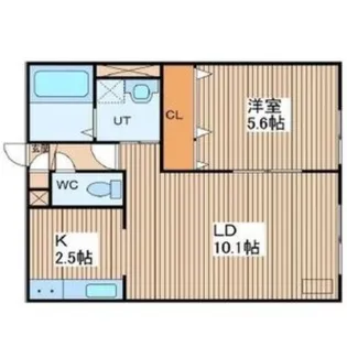 ドッグストック屯田北【2階】の間取り