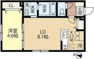 Foresta Vert【4階】の間取り