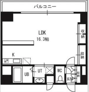 アストリアN6 【10階】の間取り
