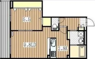 ラスベート【1階】の間取り
