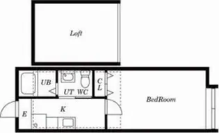 ピュアライフ元町【2階】の間取り