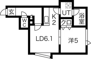 グランデ23【2階】の間取り