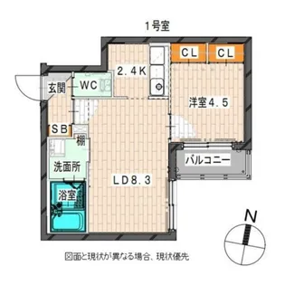 GRACIAS N14【5階】の間取り