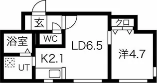 シェリールオアーゼ【2階】の間取り