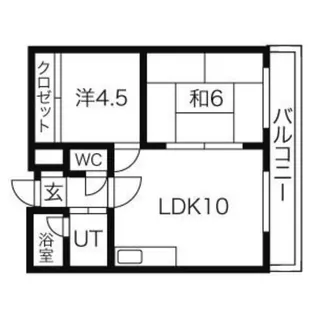 ノースシティ17【2階】の間取り
