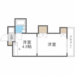 ノースタウンハウス【332号室】の間取り