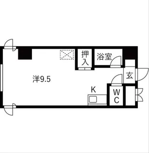 フロンティア161【502号室】の間取り