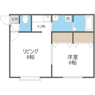 ラフィネ8【2階】の間取り