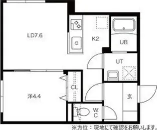 Ritz GRANDE N23(リッツグランデN23)【3階】の間取り
