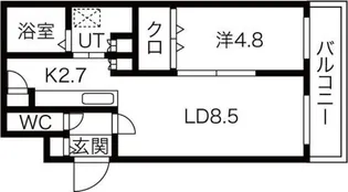 LA・y’s【4階】の間取り