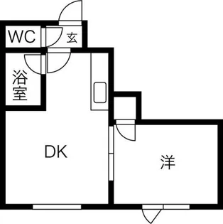 キラメック環状通東【202号室】の間取り