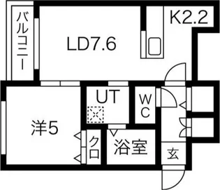 MTガーデンEast II【2階】の間取り