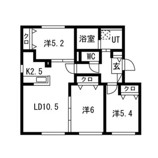 GLACIA N32【2階】の間取り