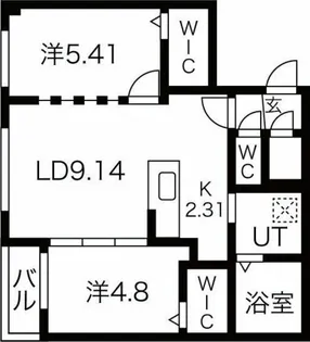 プレシェルト環状通東 【2階】の間取り