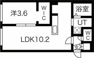 ディモーラN12【1階】の間取り