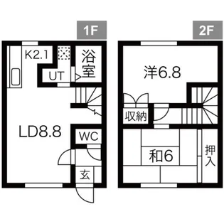 メゾン17【1階】の間取り