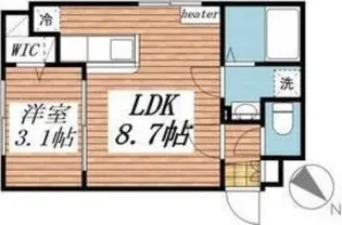 シャトン北10条 【3階】の間取り