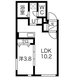 ASTAGE北9条【5階】の間取り